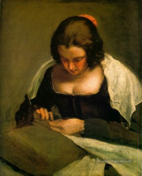 the blind guitar player Tableau Peinture - The needlewoman Diego Velázquez